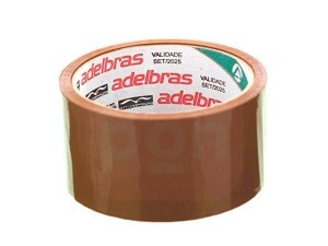 Fita Adesiva PVC Marron 48x40mm - Adelbras